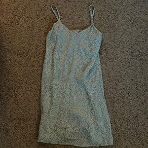 Light green floral dress!